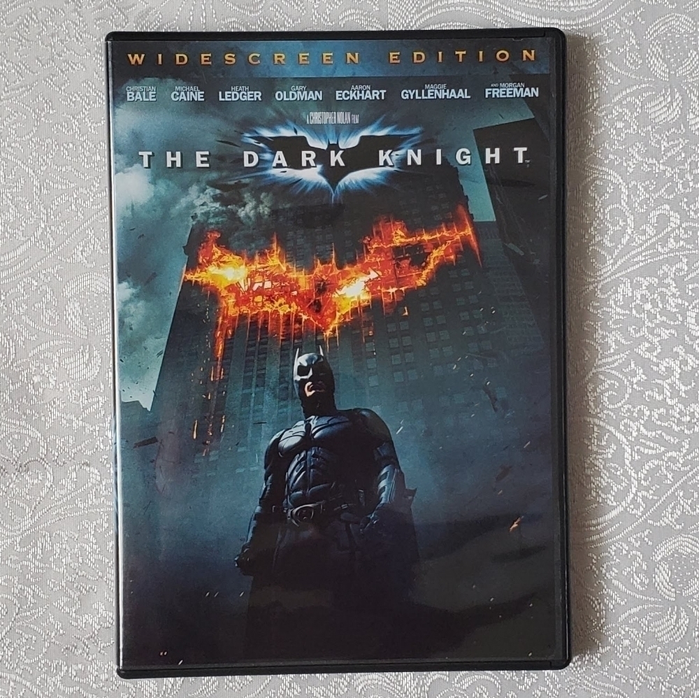 The Dark Knight DVD Batman Christian Bale comics action‎ drama Joker Gotham